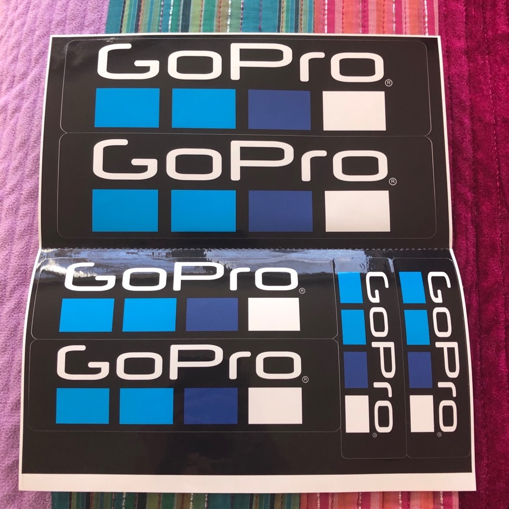 GoPro stickers *free with any purchase